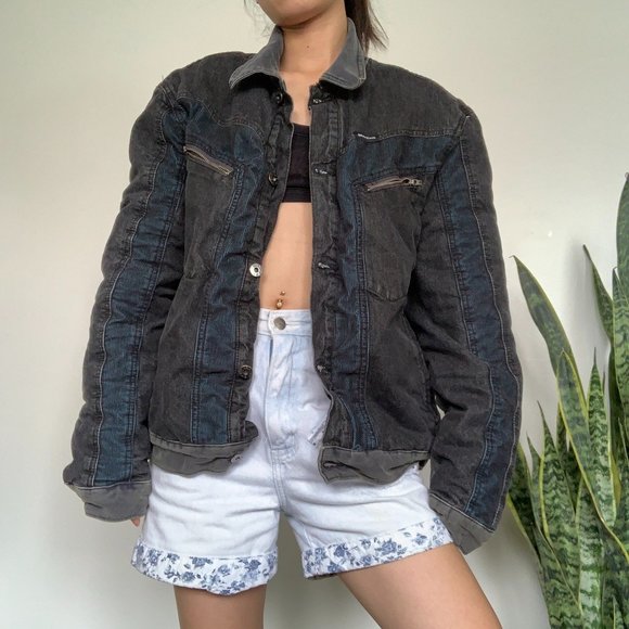 DKNY Colorblock Denim Jacket - Picture 2 of 5